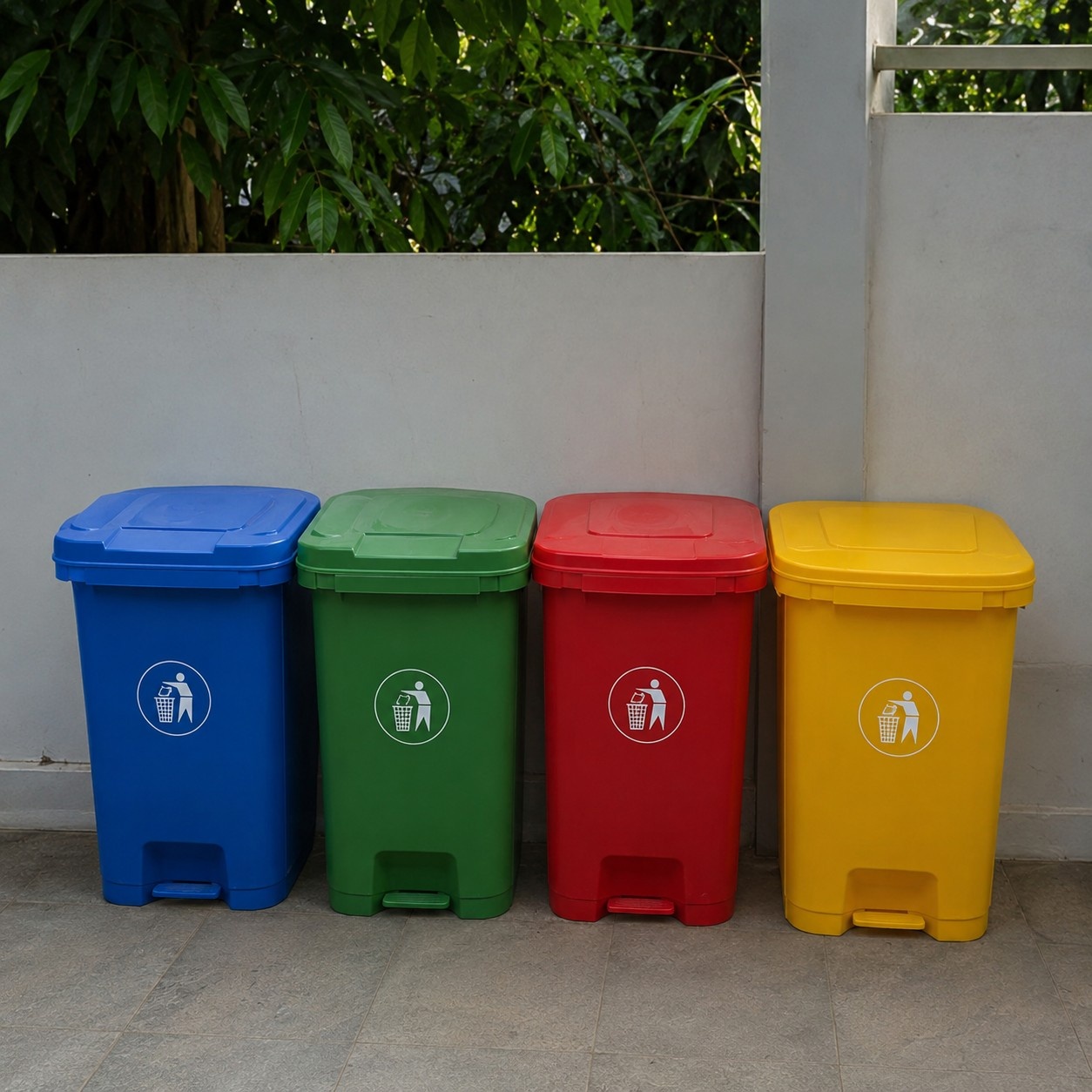 Waste segregation bins
